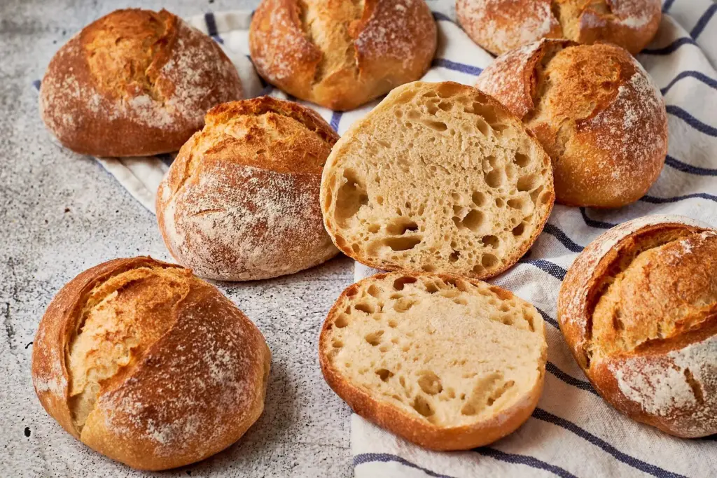einkorn dinkel broetchen porung vergleich