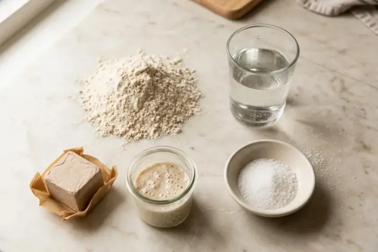 brot zutaten vier grundzutaten