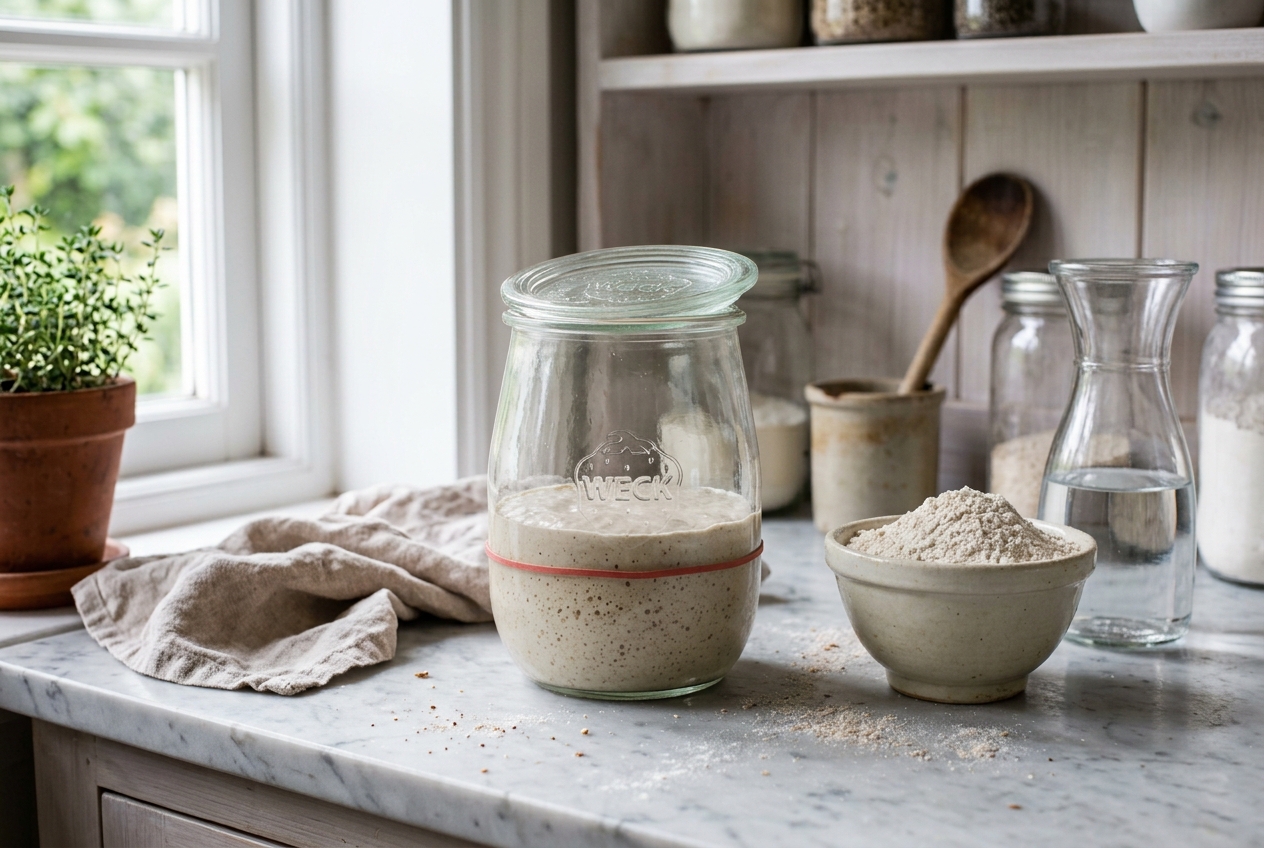 Sauerteig ansetzen für Anfänger: Meine Schritt-für-Schritt-Anleitung