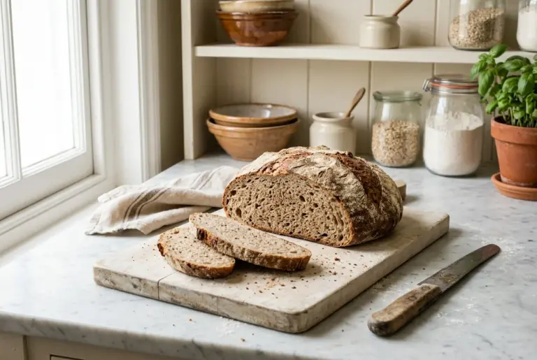 sauerteigbrot zu sauer angeschnittenes roggenbrot