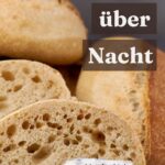 Aufgeschnittene Sonntagsbrötchen mit lockerer Krume