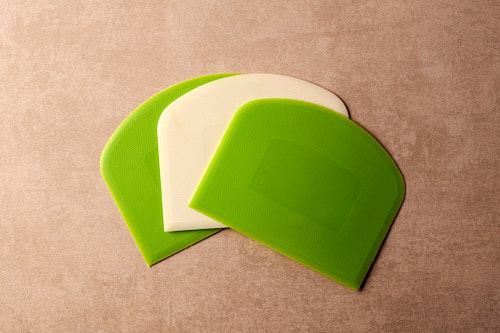 Flexible Teigkarte aus Kunststoff